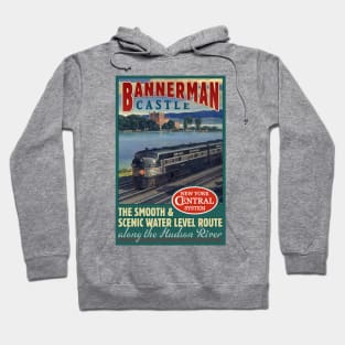 Bannerman Castle Hudson River NY Central Railroad Poster Hoodie